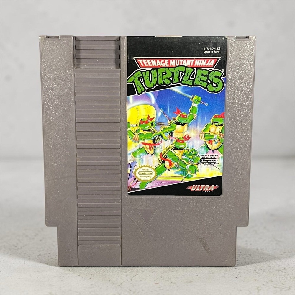 Teenage Mutant Ninja Turtles TMNT (Nintendo NES, 1989) Video Game Cartridge - Picture 1 of 9